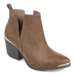 Ботильоны Issla на блочном каблуке Journee, коричневый