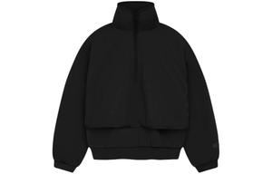 Нейлоновый флисовый свитер с воротником-стойкой Fear Of God Essentials, черный