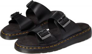 Dr. Martens unisex-adult Josef, Black Analine