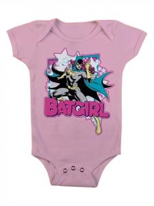 DC Comics Детский боди с короткими рукавами, розовый