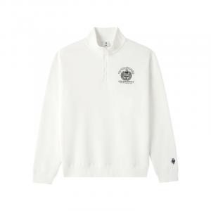 Le Coq Sportif Свитшот унисекс цвета слоновой кости White