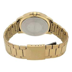 Часы CASIO Stainless Steel Strap Mens Gold Analog, желтый