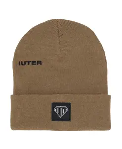 Шапка с логотипом, складная, земля Iuter, коричневый