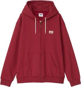 Толстовка унисекс для взрослых HELLY HANSEN HM32570 с логотипом HH и застежкой-молнией, красный