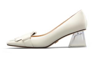 Каблук-катушка Высокие каблуки 5,7 см Женские NINE WEST, Кленовый желтый