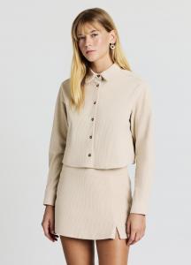 Блуза Calliope CROP, Bianco Lana/White Denim