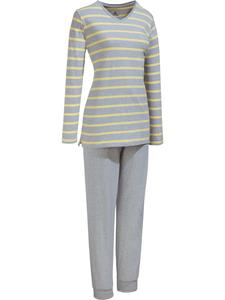 Ночное белье Erwin Müller, цвет hellgrau meliert/gelb