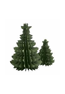 Декоративный набор из 2 ёлок Amuré, зелёный Loberon, зеленый