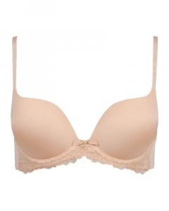 Кружевной бюстгальтер-футболка Superboost Gossard, бежевый