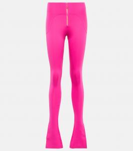 Леггинсы с логотипом Off-White, красный