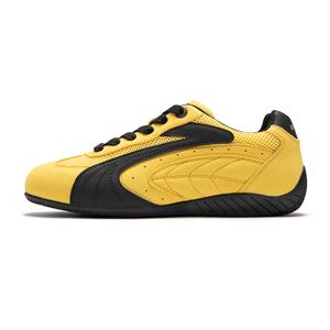 Амортизирующие, противоскользящие, износостойкие, низкие, повседневные туфли унисекс, черно-желтого цвета SENGUOGUO, Black Yellow