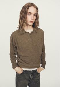 Джемпер Massimo Dutti SWEATER WITH POCKET , Mottled Green/Khaki