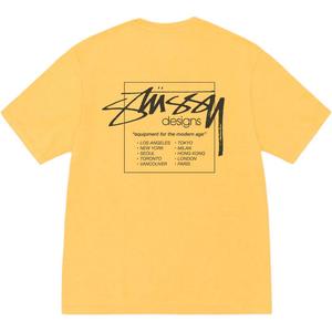 Футболка Modern Age с пигментной окраской Stussy, желтый