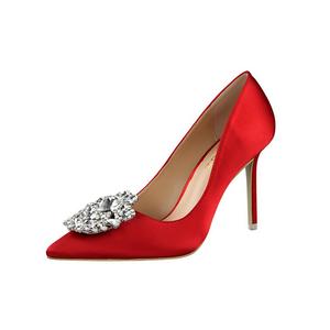 BIGTREE Женские туфли на тонком каблуке красные, цвет Red