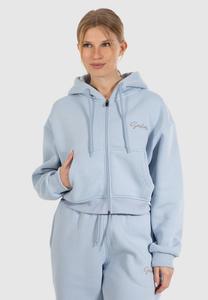 Толстовка на молнии Smilodox, светло-голубой