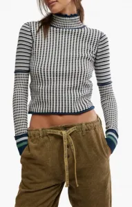 Женский укороченный свитер Gamer Cuff из эластичного хлопкового смесового материала, цвет слоновой кости Free People