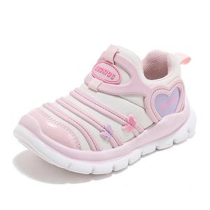 ABC KIDS Детские кроссовки с амортизацией, износостойкие, бежево-розовые, для детей от 3 до 7 лет
