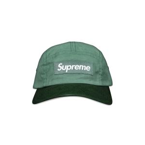Кепка Supreme из вощеного хлопка, зеленая