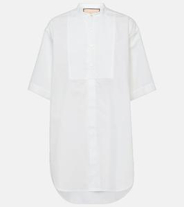 Хлопчатобумажную рубашку Plan C, белый