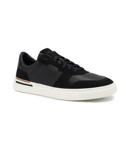 Кроссовки мужские Boss кожаные на плоской подошве, черный