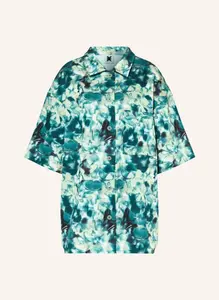 Блузка-рубашка оверсайз Karo Kauer, зеленый