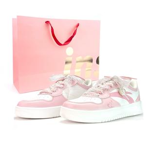 ANTA Кроссовки для скейтбординга с мягкой амортизацией, увеличивающие рост, унисекс, розовые