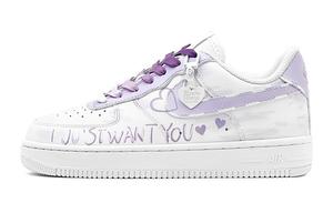 Женские кроссовки для скейтбординга Nike Air Force 1, Purple
