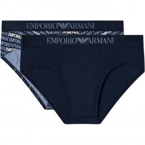 Два комплекта джерси-трусов с принтом EMPORIO ARMANI, фиолетовый