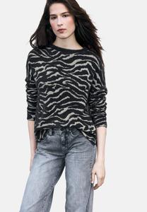 Топ Street One Studio Long sleeved top, Grau/Dark Grey