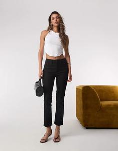 Джинсы Good American Good Legs прямого кроя черного цвета