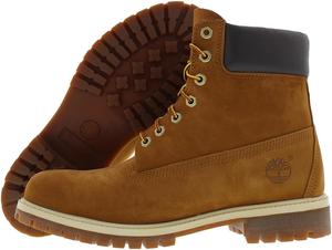 Мужские водонепроницаемые ботинки Timberland 6 премиум-класса, темно-коричневый