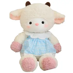 Мягкая и милая плюшевая кукла Cartoon Forest Lamb Rabbit Bear Warrior высотой 50 см MAOGEGE