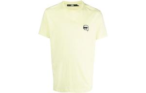 Футболка с принтом Karl Ikon KARL LAGERFELD / Karl Lagerfeld Jeans, желтая