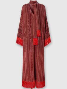 Платье-кафтан Missoni с узором «зигзаг», красный