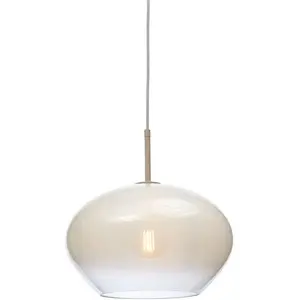 Подвесной светильник BOLOGNA E27 теплый белый стекло с градиентом цвета It'S About Romi, белый