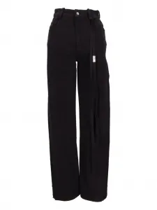 Джинсы с карманами Ann Demeulemeester, черный