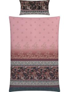 Постельное белье из сатина Мако розового цвета Erwin Müller, 200x200 см (40x80 см)