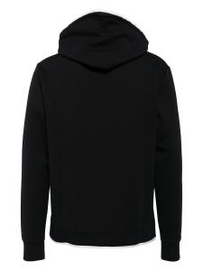 Мужская толстовка с капюшоном с прорезиненным логотипом Hugo Boss Soody 1, темно-синий