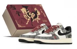 Кроссовки Air Force 1 Box, кольцо из нефрита с драконьим узором, износостойкие, нескользящие, низкие, для скейтбординга, мужские Nike, черный серый