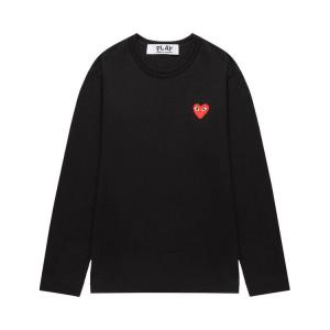 Футболка Comme des Garçons PLAY Long-Sleeve T-Shirt, Black