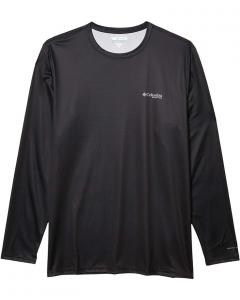 Рубашка Columbia Terminal Tackle PFG Fish Long Sleeve, цвет Black/Graphite