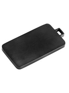 Adeliás Кулон унисекс - гравированный кулон из нержавеющей стали черного цвета