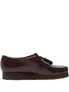 Дерби из кожи Wallabee Clarks Originals, коричневый