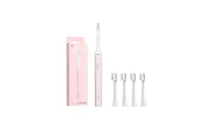 Xiaomi Электрическая зубная щетка T100 Mi с звуковой вибрацией, импортные тонкие мягкие щетинки, водонепроницаемость IPX7, цвет pink
