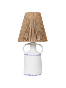 Настольные лампы LARISSOS в бело-голубо-бежевом цвете - (Ш) 24 x (В) 51 x (Д) 24 см