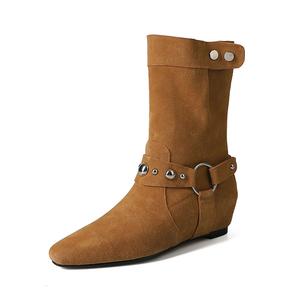 Echo&yolo Женские ботильоны абрикос, цвет Apricot