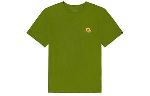 Футболка унисекс зеленая Vans, зеленый