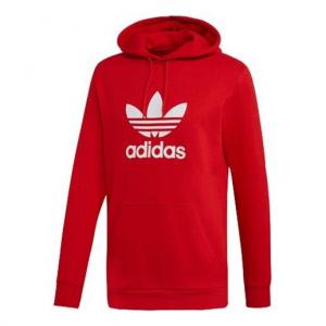 Толстовка Men's adidas originals Trefoil Drawstring Red, красный