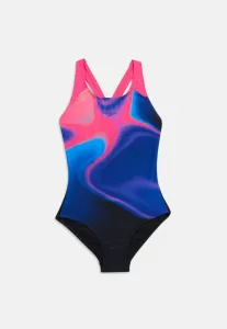 Слитный купальник с принтом в виде брызг Speedo, Margarita Pink/Anthracite
