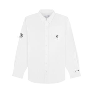 Рубашка Aimé Leon Dore x New York Yankees Leon Overshirt, Bright White